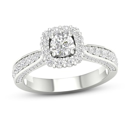Now + Forever Diamond Engagement Ring 1-1/5 ct tw 14K White Gold
