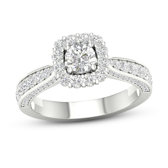 Now + Forever Diamond Engagement Ring 1-1/5 ct tw 14K White Gold