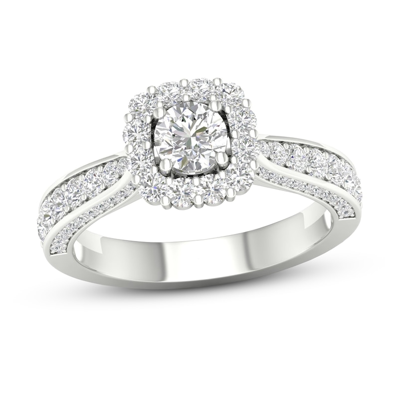 Diamond Engagement Ring 1-1/5 ct tw 14K White Gold