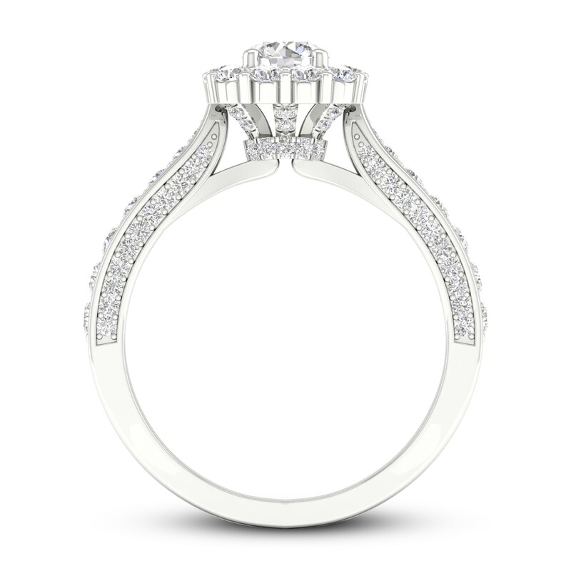 Diamond Engagement Ring 1-1/5 ct tw 14K White Gold