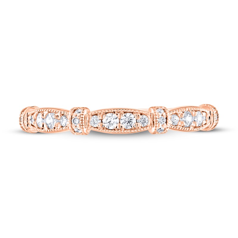 Adrianna Papell Diamond Anniversary Band 1/5 ct tw 14K Rose Gold