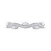 Thumbnail Image 2 of Adrianna Papell Diamond Anniversary Band 1/3 ct tw Round/Marquise-cut 14K White Gold