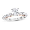 Thumbnail Image 0 of Adrianna Papell Diamond Engagement Ring 5/8 ct tw Round-cut 14K Two-Tone Gold
