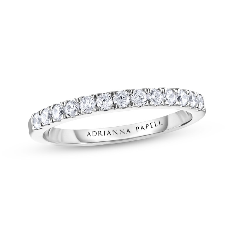 Adrianna Papell Diamond Wedding Band 3/8 ct tw 14K White Gold