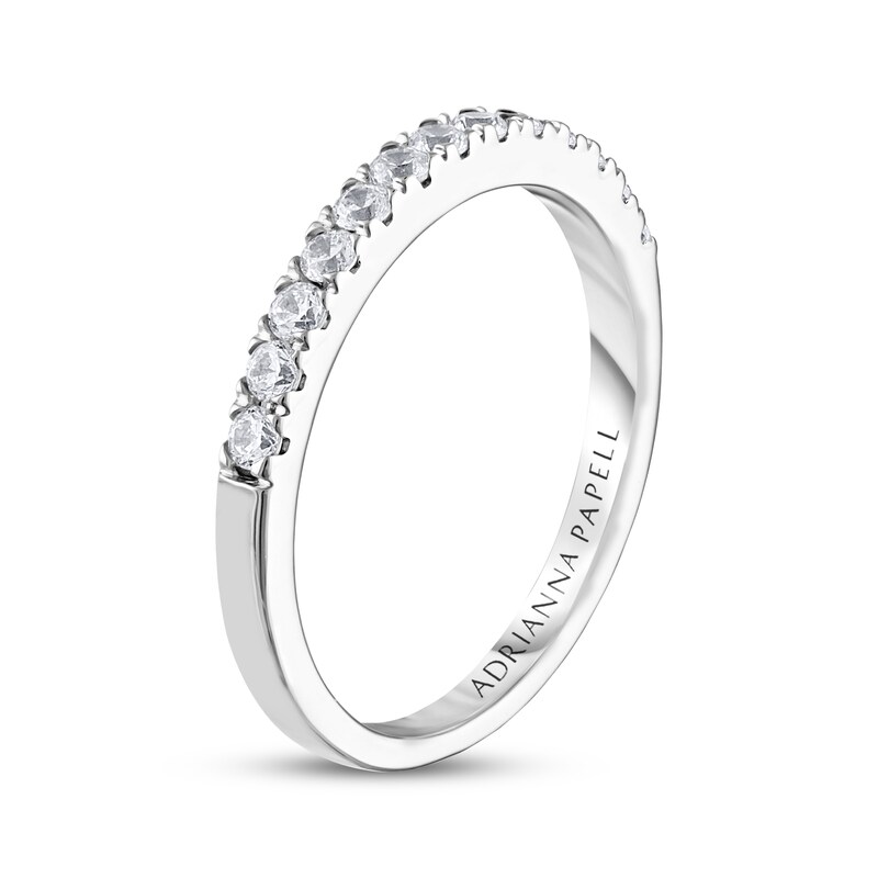 Adrianna Papell Diamond Wedding Band 3/8 ct tw 14K White Gold