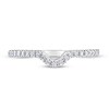 Thumbnail Image 2 of Adrianna Papell Diamond Wedding Band 1/8 ct tw 14K White Gold