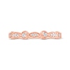 Thumbnail Image 2 of Adrianna Papell Diamond Wedding Band 1/10 ct tw Round-cut 14K Rose Gold