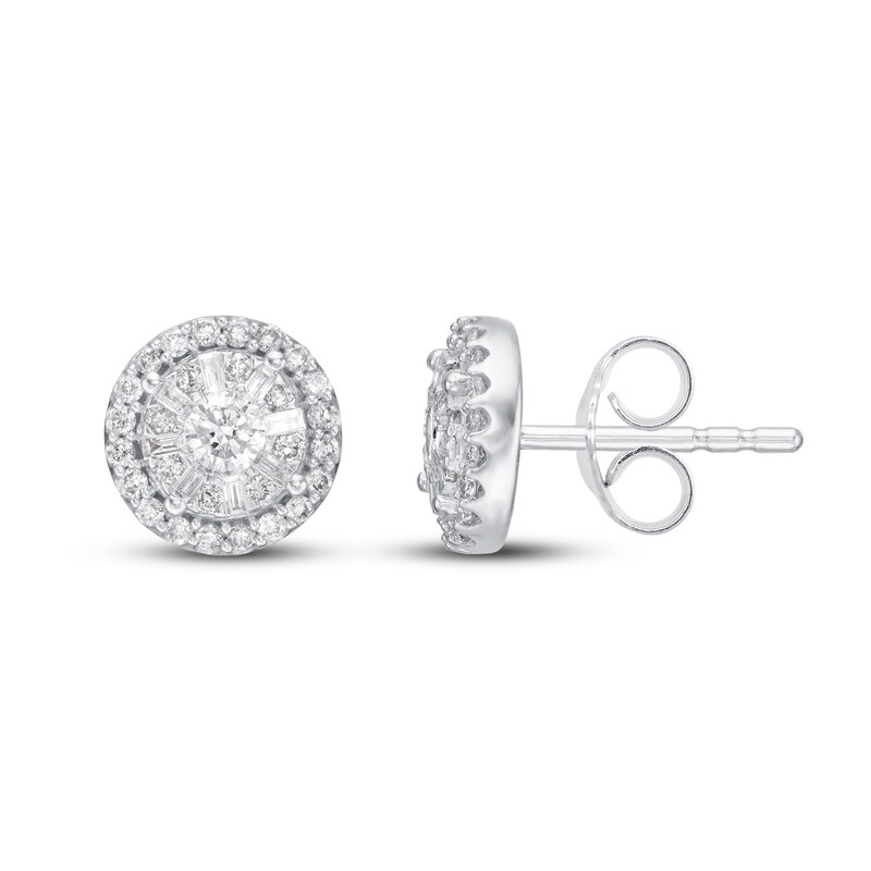 Neil Lane Diamond Stud Earrings 1/2 ct tw 14K White Gold