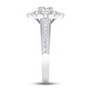 Thumbnail Image 3 of Now + Forever Diamond Engagement Ring 7/8 ct tw Oval & Round-cut 14K White Gold