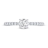 Thumbnail Image 2 of THE LEO Diamond Engagement Ring 3/4 ct tw Round-cut 14K White Gold