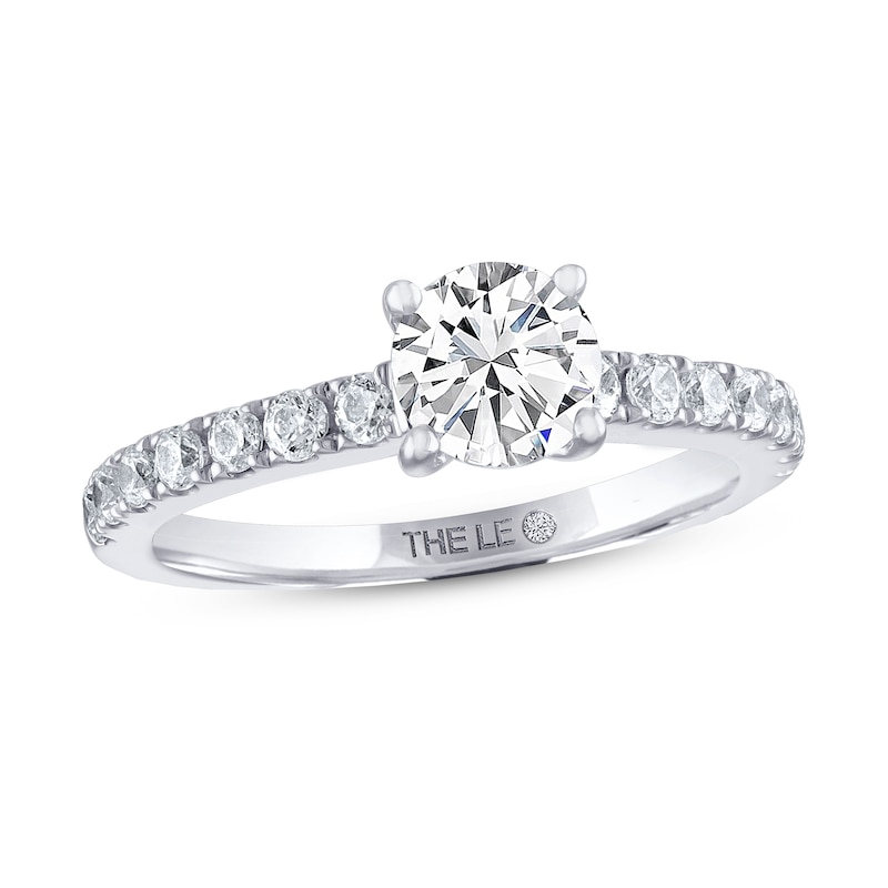 Main Image 1 of THE LEO Diamond Engagement Ring 1-1/8 ct tw Round-cut 14K White Gold