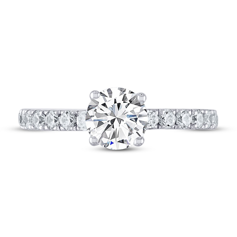 Main Image 2 of THE LEO Diamond Engagement Ring 1-3/8 ct tw Round-cut 14K White Gold