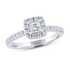 Thumbnail Image 0 of THE LEO Diamond Engagement Ring 5/8 ct tw Princess & Round-cut 14K White Gold