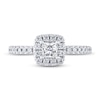 Thumbnail Image 1 of THE LEO Diamond Engagement Ring 5/8 ct tw Princess & Round-cut 14K White Gold