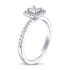 Thumbnail Image 2 of THE LEO Diamond Engagement Ring 5/8 ct tw Princess & Round-cut 14K White Gold