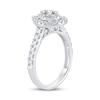 Thumbnail Image 1 of Diamond Engagement Ring 1 ct tw Pear & Round 14K White Gold