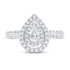 Thumbnail Image 3 of Now + Forever Diamond Engagement Ring 1 ct tw Pear & Round 14K White Gold