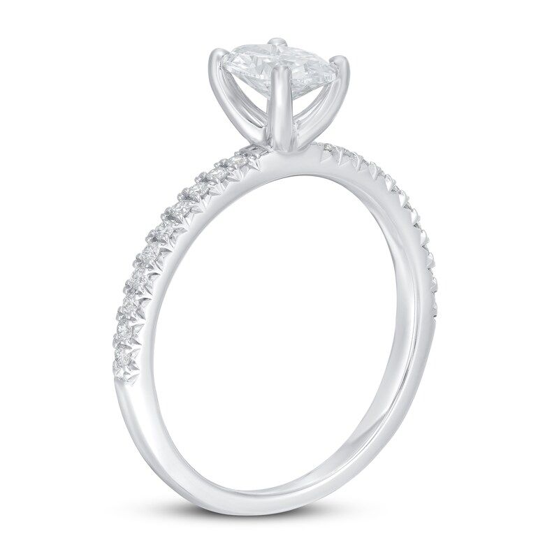 Lab-Created Diamonds by KAY Engagement Ring 7/8 ct tw 14K White Gold