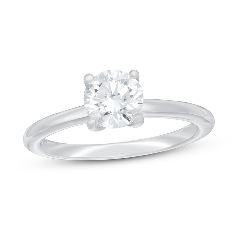 Lab-Created Diamonds by KAY Solitaire Engagement Ring 1 ct tw 14K White Gold (F/VS2) with 360
