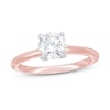 Thumbnail Image 0 of Lab-Created Diamonds by KAY Solitaire Engagement Ring 1 ct tw Round-cut 14K Rose Gold