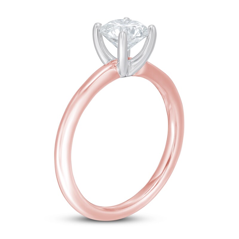 Lab-Created Diamonds by KAY Solitaire Engagement Ring 1 ct tw Round-cut 14K Rose Gold