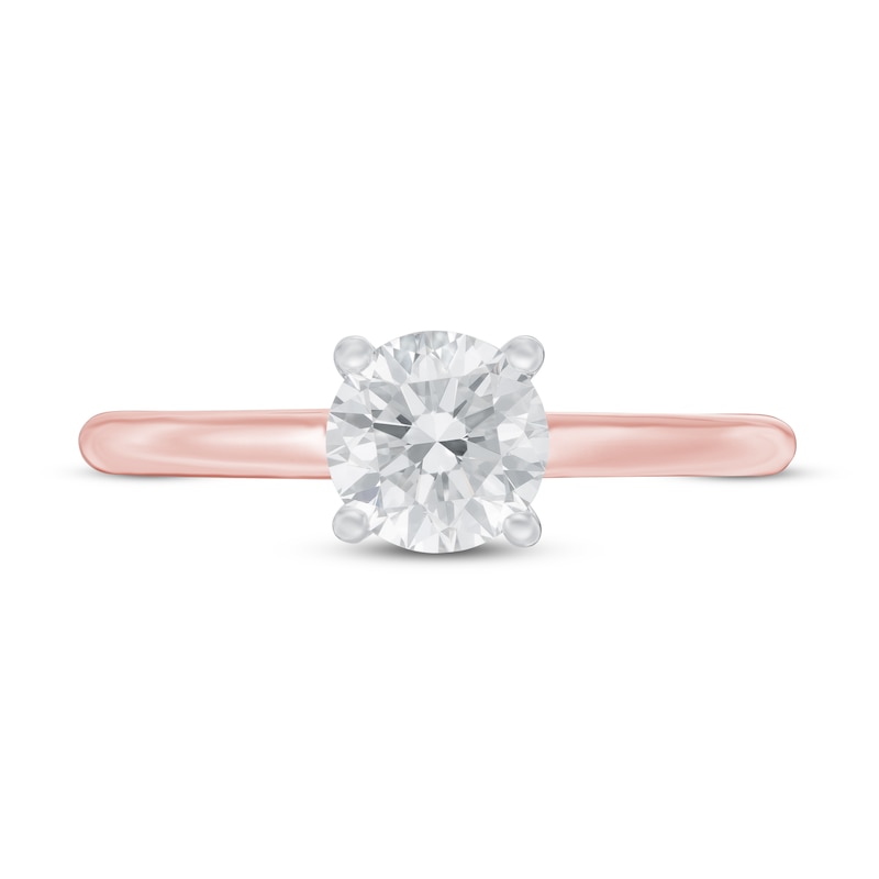 Lab-Created Diamonds by KAY Solitaire Engagement Ring 1 ct tw Round-cut 14K Rose Gold