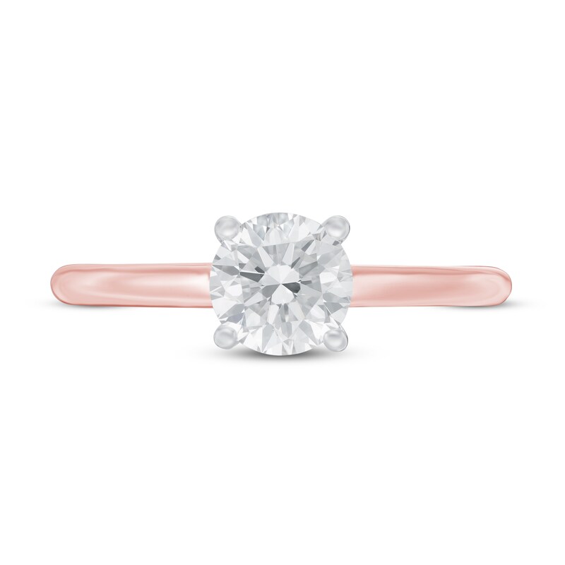 Lab-Created Diamonds by KAY Solitaire Engagement Ring 1 ct tw Round-cut 14K Rose Gold