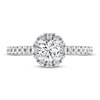 Thumbnail Image 2 of THE LEO Diamond Engagement Ring 3/4 ct tw Round-cut 14K White Gold