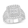 Thumbnail Image 1 of Diamond Engagement Ring 2 ct tw Princess & Round-cut 10K White Gold