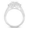 Thumbnail Image 2 of Diamond Engagement Ring 2 ct tw Princess & Round-cut 10K White Gold