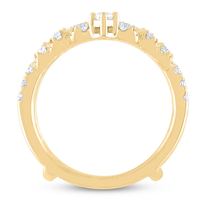 THE LEO Diamond Enhancer Band 5/8 ct tw Round-cut 14K Yellow Gold