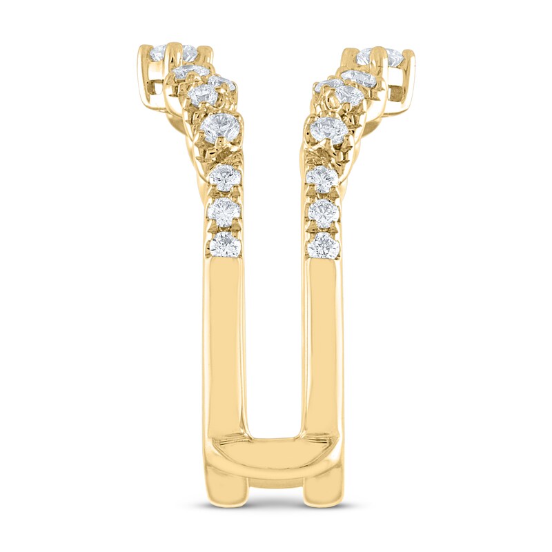 THE LEO Diamond Enhancer Band 5/8 ct tw Round-cut 14K Yellow Gold