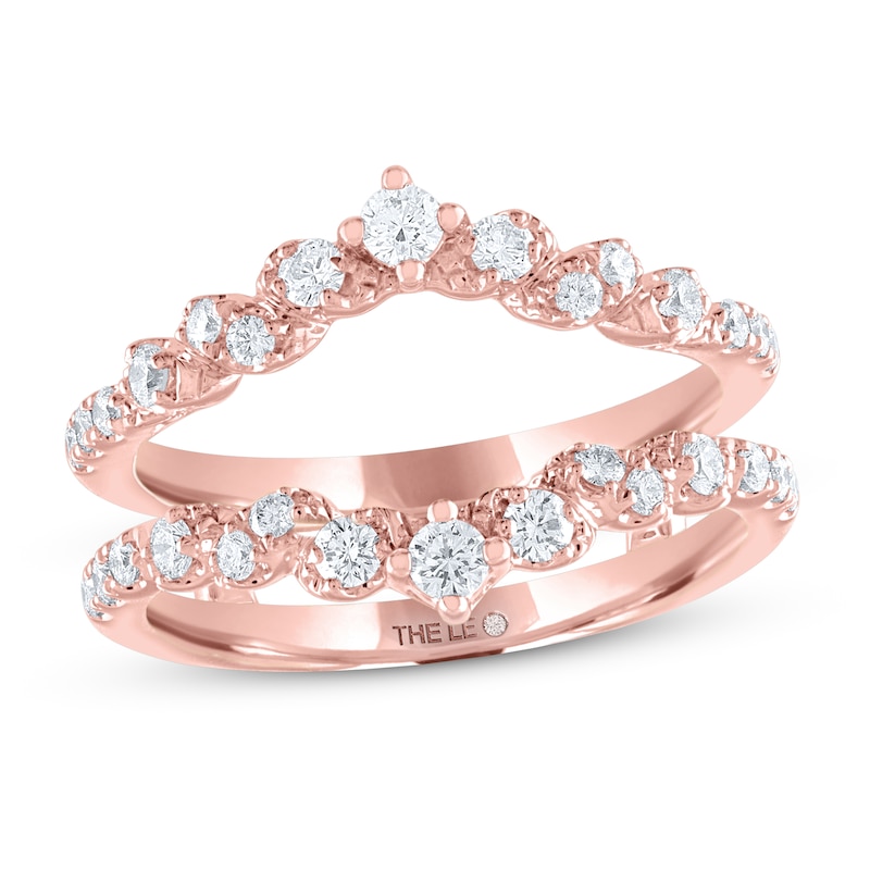 THE LEO Diamond Enhancer Ring 5/8 ct tw Round-cut 14K Rose Gold