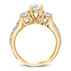 Thumbnail Image 2 of Now + Forever 3-Stone Diamond Ring 1/2 ct tw Round-cut 14K Yellow Gold