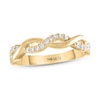 Thumbnail Image 8 of THE LEO Diamond Wedding Band 1/5 ct tw Round-cut 14K Yellow Gold