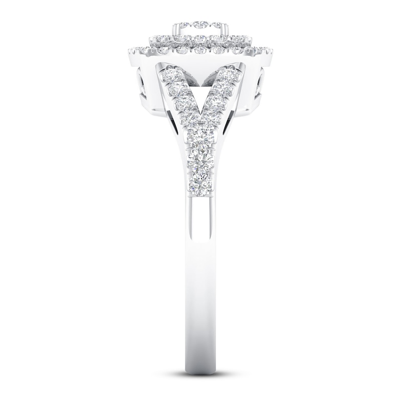 Main Image 2 of Now + Forever Diamond Engagement Ring 1/2 ct tw Round-cut 10K White Gold