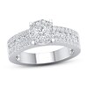 Thumbnail Image 0 of Diamond Engagement Ring 1 ct tw Round-cut 10K White Gold