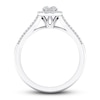 Diamond Engagement Ring 1/3 ct tw Round-cut 10K White Gold