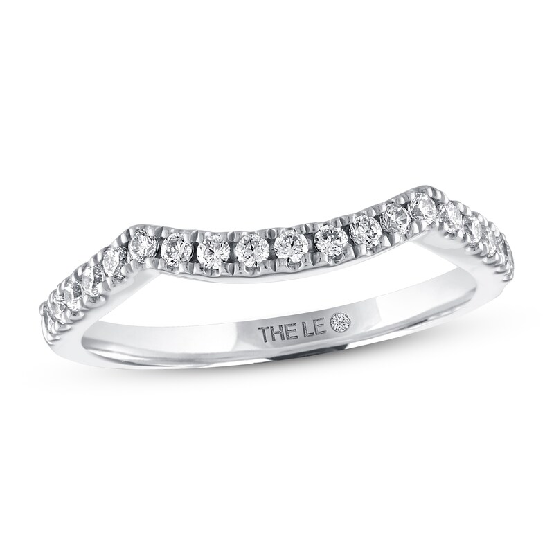 THE LEO Diamond Wedding Band 1/4 ct tw 14K White Gold