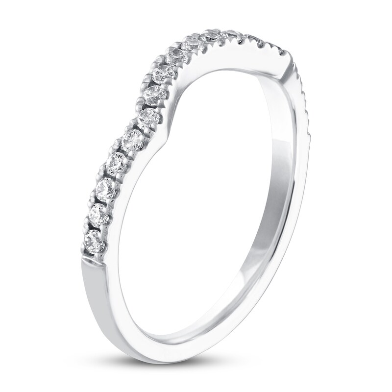 THE LEO Diamond Wedding Band 1/4 ct tw 14K White Gold