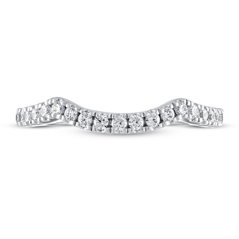THE LEO Diamond Wedding Band 1/4 ct tw 14K White Gold