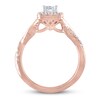 THE LEO Diamond Engagement Ring 1 ct tw Princess & Round-cut 14K Two-Tone Gold