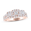 Thumbnail Image 0 of THE LEO Diamond Three-Stone Engagement Ring 7/8 ct tw Princess & Round-cut 14K Rose Gold