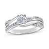 Thumbnail Image 1 of Now + Forever Diamond Engagement Ring 5/8 ct tw Round-cut 14K White Gold