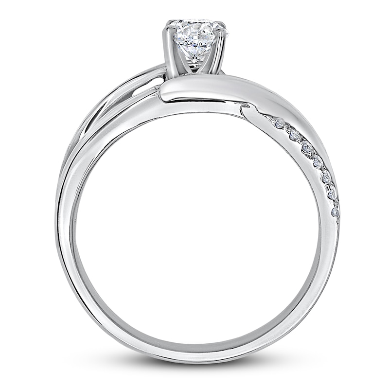Main Image 3 of Now + Forever Diamond Engagement Ring 5/8 ct tw Round-cut 14K White Gold