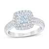 Thumbnail Image 1 of THE LEO First Light Diamond Princess-Cut Engagement Ring 1 ct tw 14K White Gold