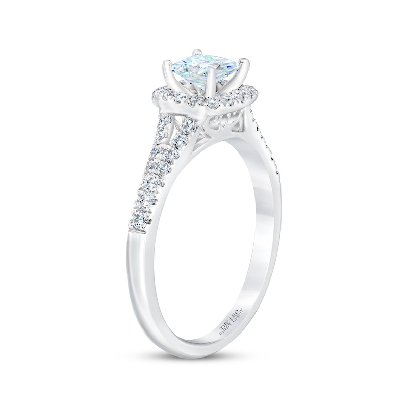 Main Image 2 of THE LEO First Light Diamond Princess-Cut Engagement Ring 3/4 ct tw 14K White Gold