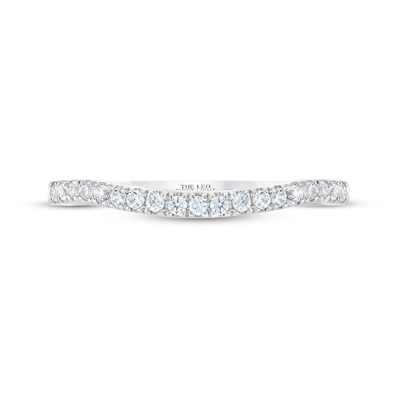 Main Image 2 of THE LEO First Light Diamond Wedding Band 1/6 ct tw 14K White Gold