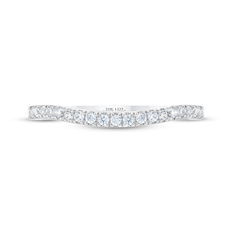 THE LEO First Light Diamond Wedding Band 1/6 ct tw 14K White Gold