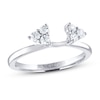 Thumbnail Image 1 of THE LEO Diamond Enhancer Ring 1/3 ct tw Round-cut 14K White Gold